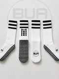 Black and White Grip Socks